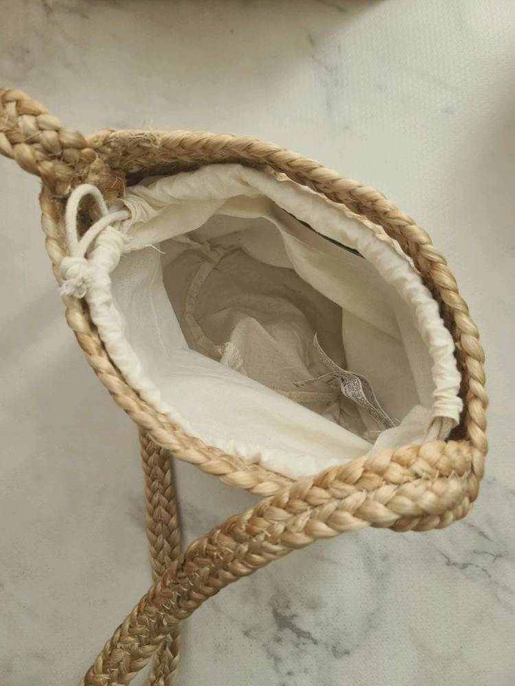 자라 ZARA 주트백 여름 가방 크로스백 숄더백 황마 바스켓 바구니 이미지