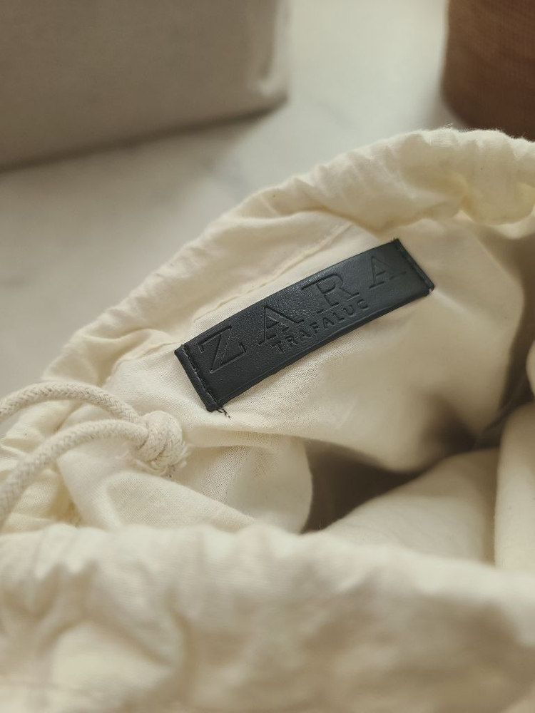 자라 ZARA 주트백 여름 가방 크로스백 숄더백 황마 바스켓 바구니 이미지