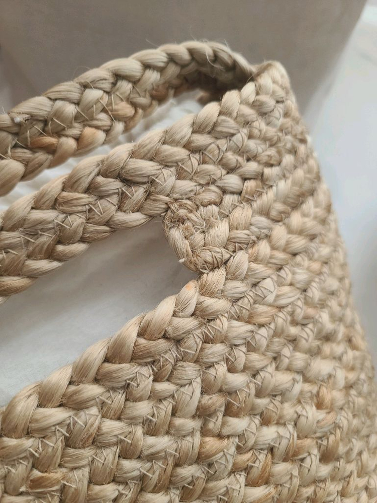 자라 ZARA 주트백 여름 가방 크로스백 숄더백 황마 바스켓 바구니 이미지