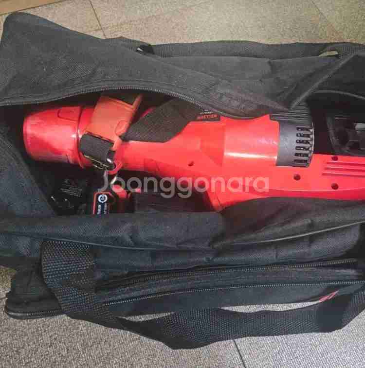 켈슨 42V 무선 대포 송풍기 풀세트 / 배터리 2개 / 상태좋음--5