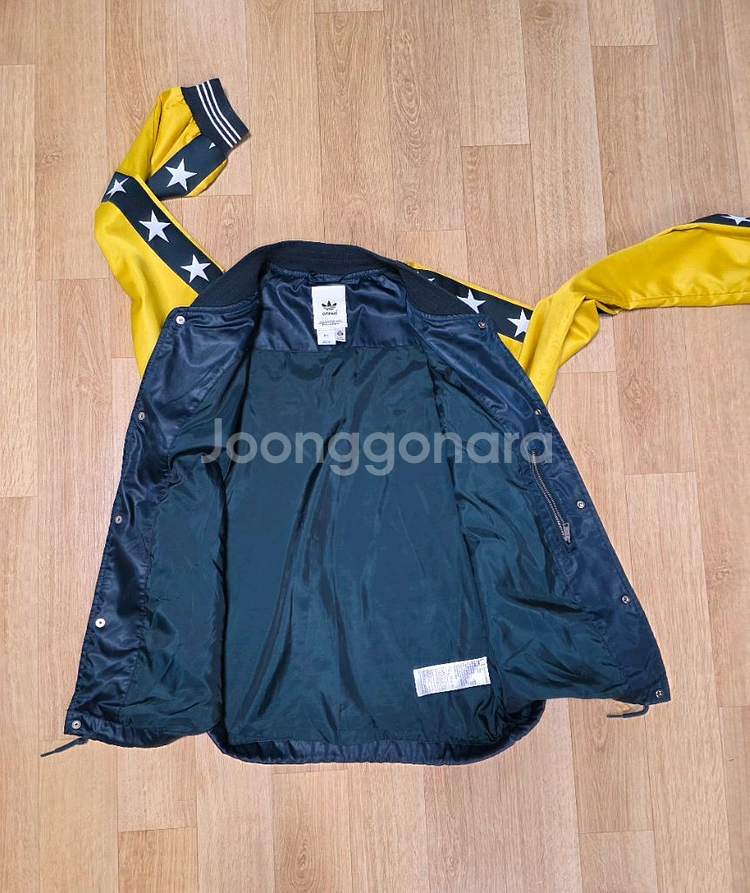 (택포)아디다스 바시티 스타디움 블루종 자켓 남 105--2