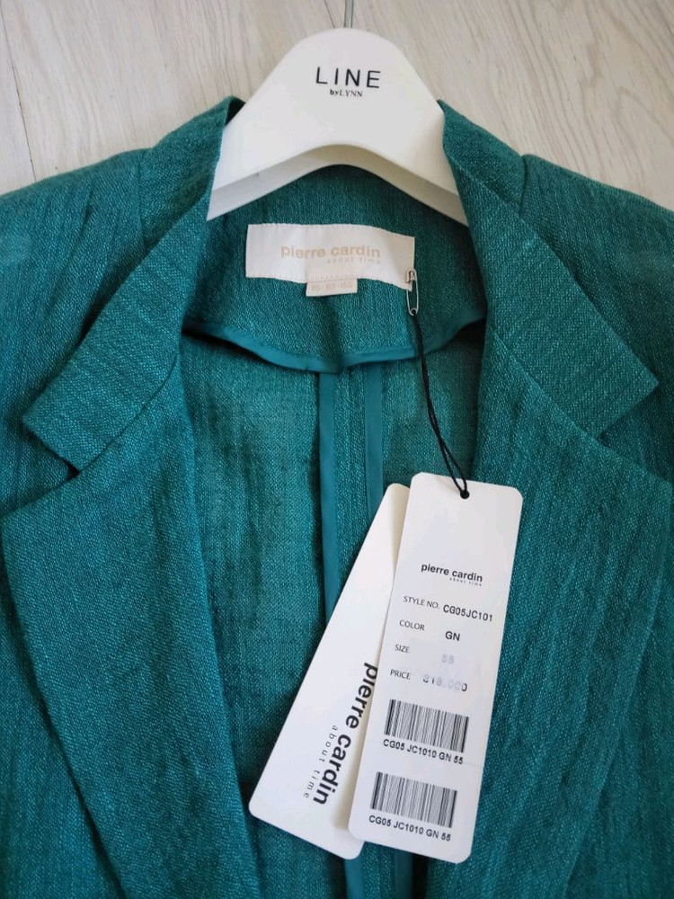 [새제품]피에르가르뎅 린넨 자켓--5