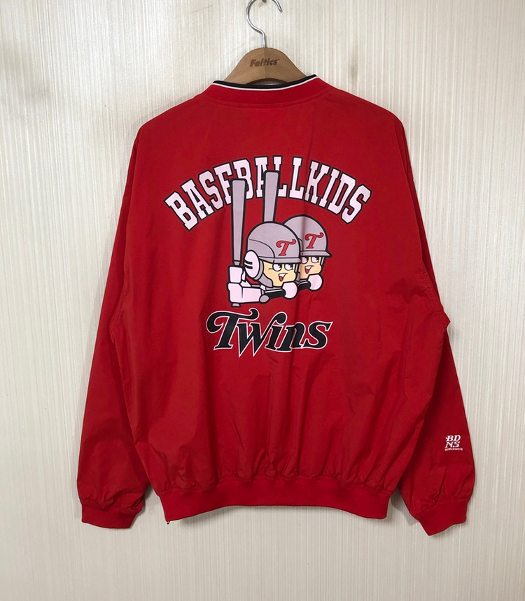 KBO 빠더너스(BDNS) X LG트윈스 웜업자켓 레드 M--8