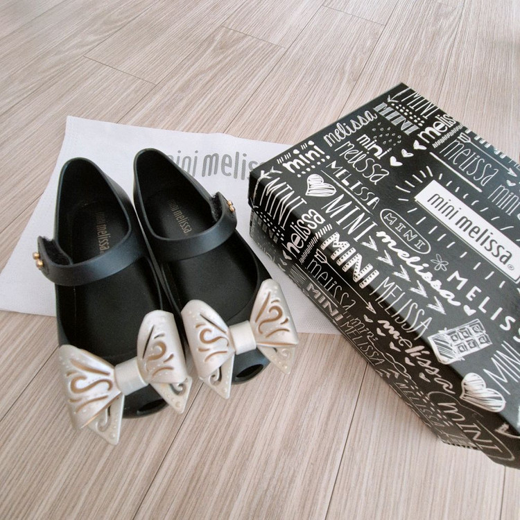 미니멜리사 미니멜리샤 미니멜리사 리본 / 크록스 여아샌--4