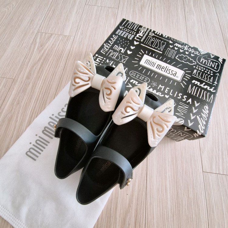 미니멜리사 미니멜리샤 미니멜리사 리본 / 크록스 여아샌--2