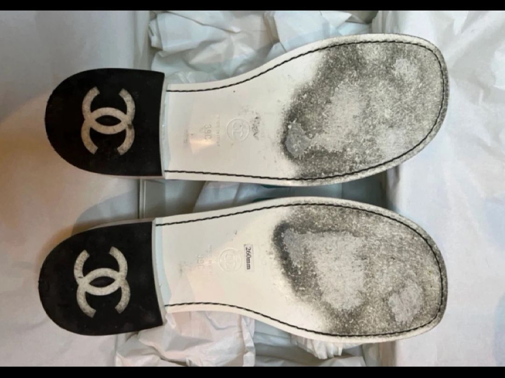 샤넬슬라이드 슬리퍼39 이미지