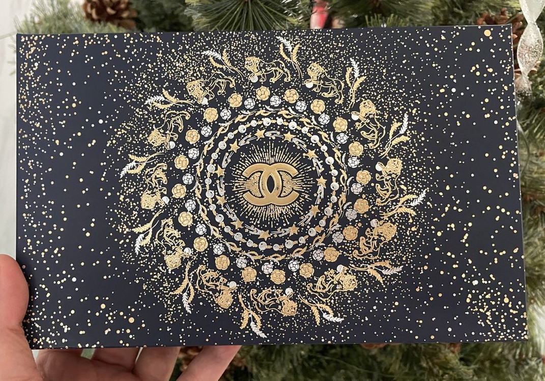 25년 샤넬 뷰티 홀리데이 트위드 파우치--3