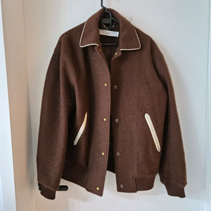 IRO PARIS 울 바시티 자켓 브라운 M