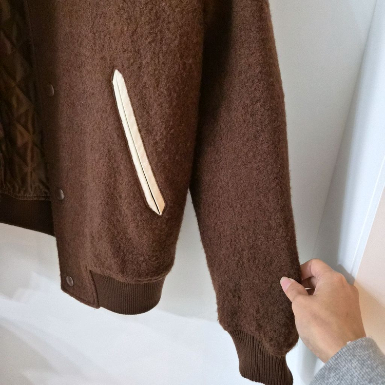 IRO PARIS 울 바시티 자켓 브라운 M--1