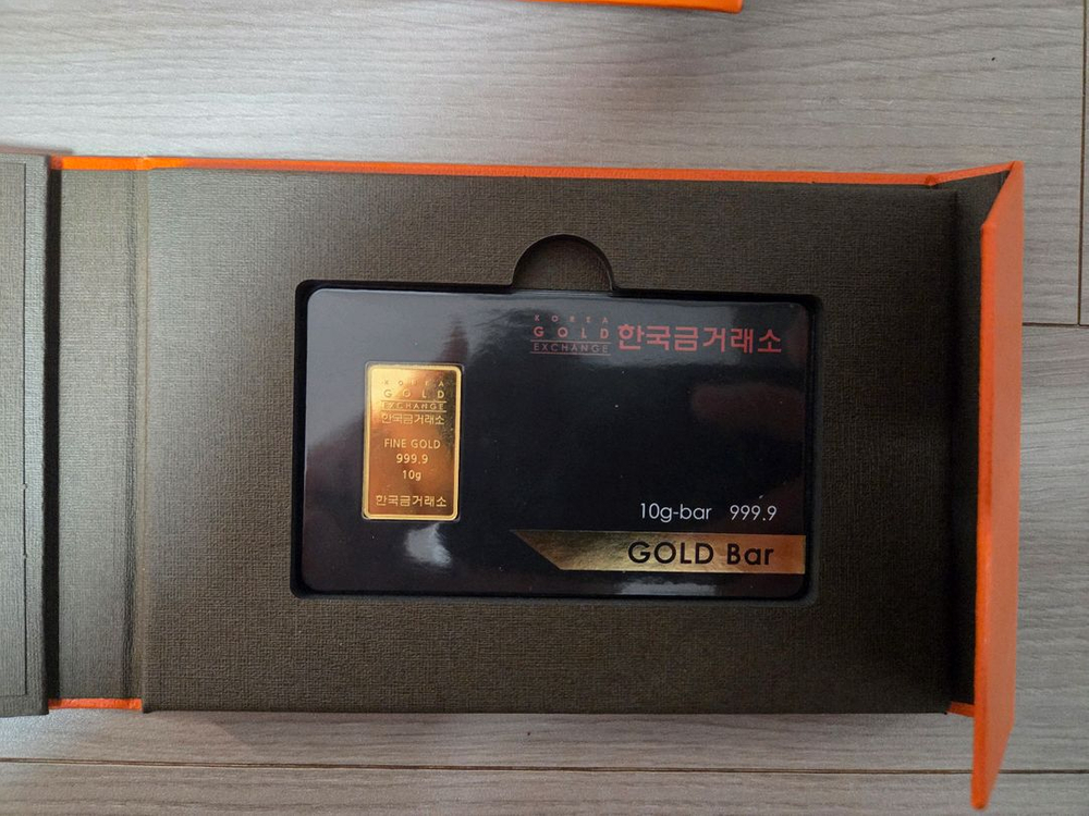 한국금거래소 골드바 10g (2.67돈)--1