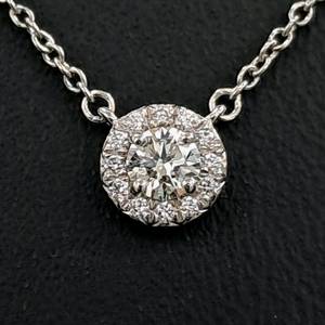 티파니 2부 다이아 솔리스트 플래티늄 목걸이(0.2캐럿)