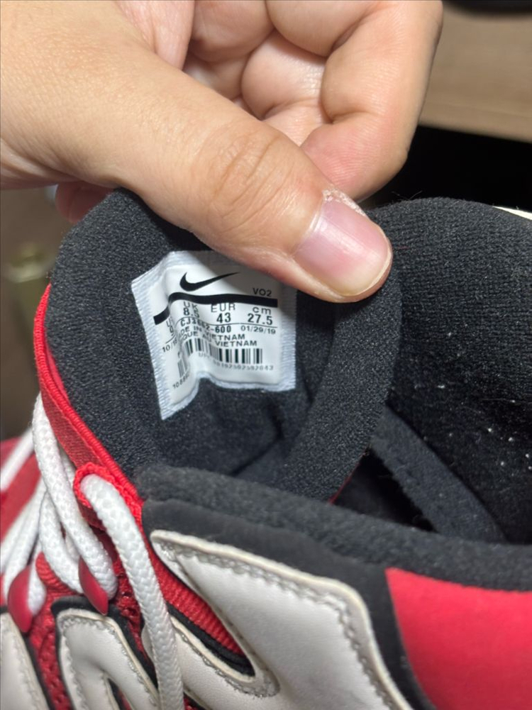 나이키 에어 모어 업템포 720 QS 275mm 레드화이트--3