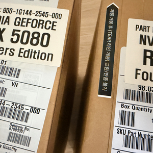 NVIDIA RTX 5080 FE 판매