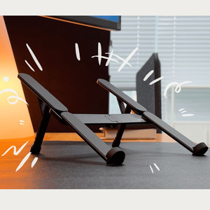 프레임바이 PH 휴대용 노트북 거치대 접이식 6단계 높이 조절 알루미늄 스탠드 + 파우치 세트