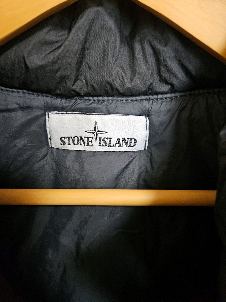 21FW 스톤아일랜드 크링클랩스 논후드 다운 패딩 블랙 XL 이미지