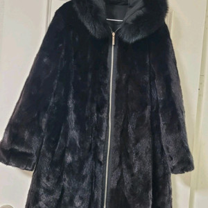 천연밍크 리버서블 양면 롱 자켓집업