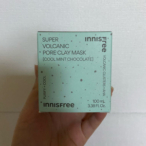 이니스프리 수퍼 화산송이 모공 마스크 [쿨 민트 초콜릿] 50ml