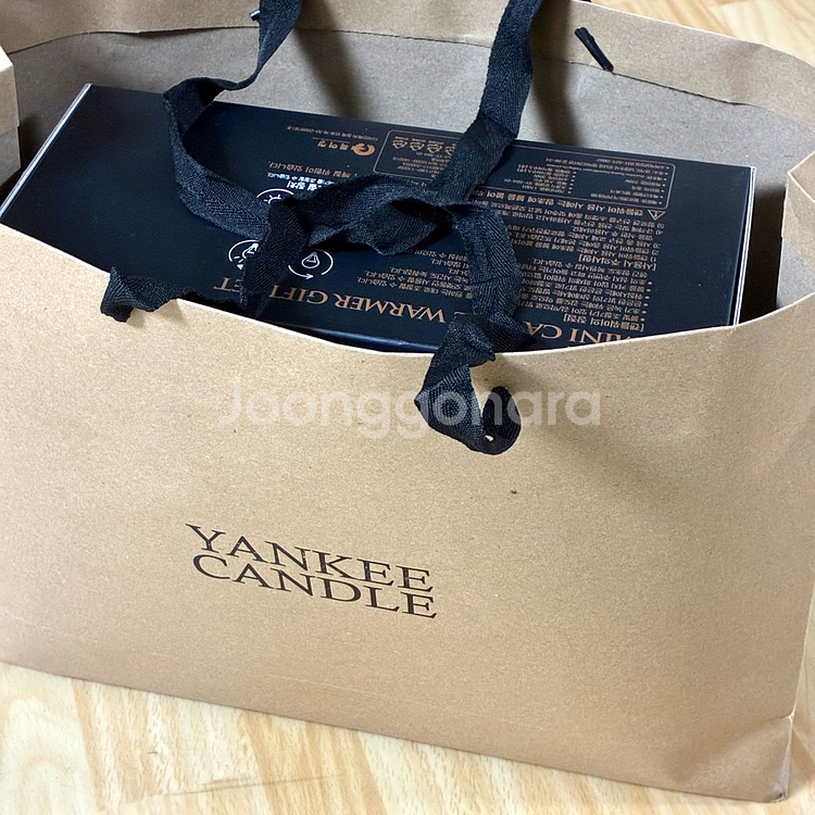 새상품)하모니캔들워머+미니양키캔들(클린코튼향)+쇼핑백 선물세트 빈티지인테리어소품--5