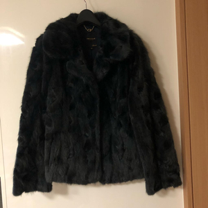 크로커다일 쪽밍크 자켓 점퍼 코트 윤기 좌르르 모피