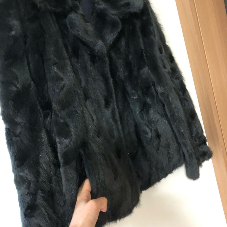 크로커다일 쪽밍크 자켓 점퍼 코트 윤기 좌르르 모피--2