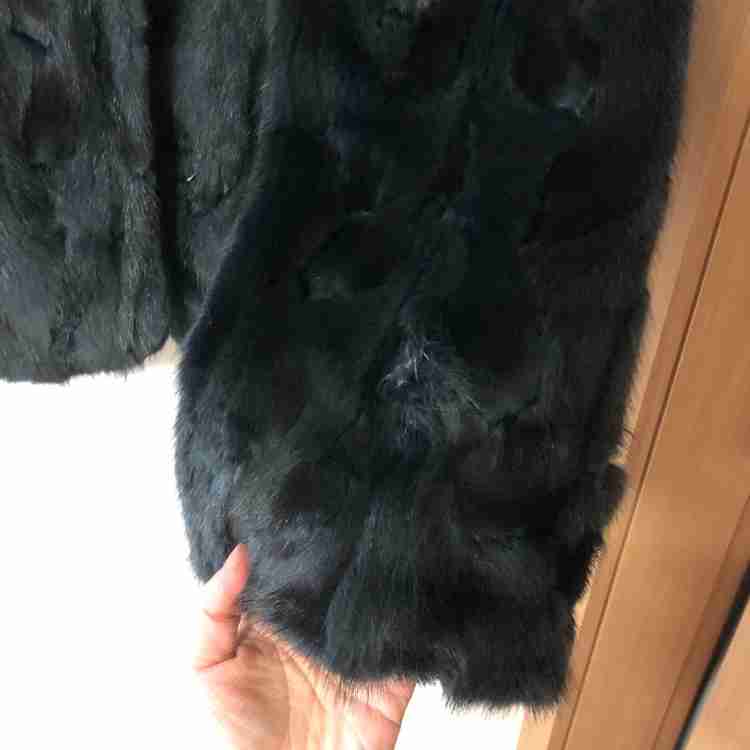 크로커다일 쪽밍크 자켓 점퍼 코트 윤기 좌르르 모피--3