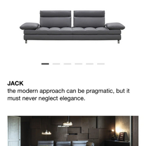 Cirrre Jack 치에레 잭 쇼파 (정가 3060만원)