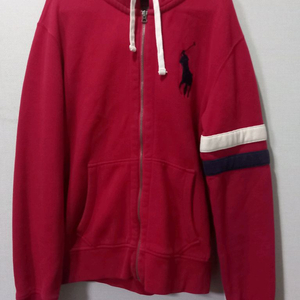폴로 POLO 빅포니 레드 후드집업 100/L 이미지