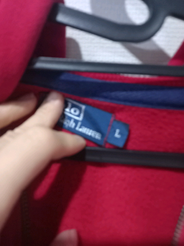 폴로 POLO 빅포니 레드 후드집업 100/L 이미지