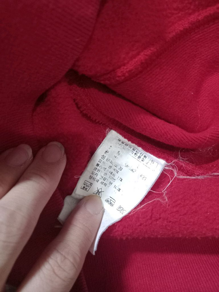 폴로 POLO 빅포니 레드 후드집업 100/L 이미지