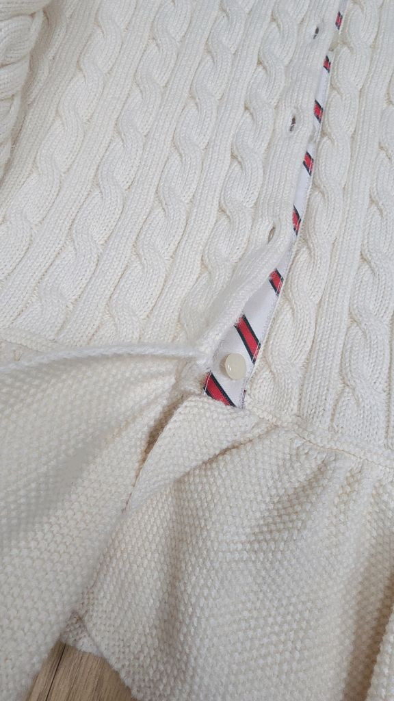 폴로 랄프로렌 가디건 XL(16). 아이보리 색상. 이미지