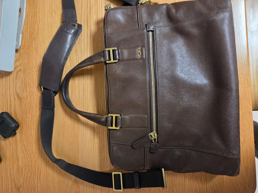 투미(Tumi) 가죽 서류가방--7