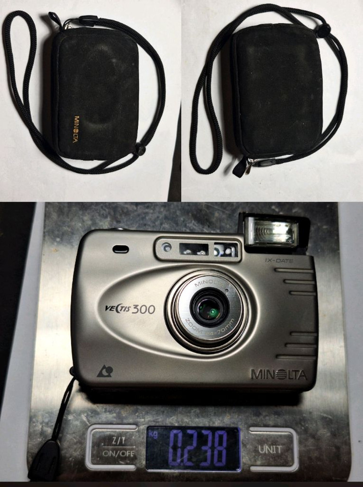 (파우치)미놀타 Vectis 300 aps 필름카메라 빈티지 레트로 로모 앤틱 y2k 일본 감성 필카 촬영 사진--8