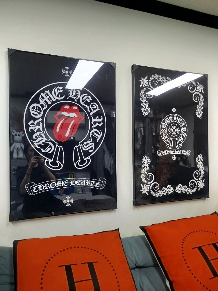 크롬하츠 로고 반지 목걸이 팔찌 인테리어 인형 유화 꽃 그림액자 그림 액자 인테리어소품 이미지