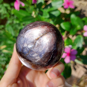 희귀보석 운모 레피도라이트 수정구278g (흉부마사지 사은품드림)