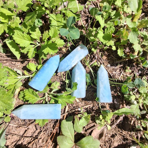 아쿠아마린 크리스탈 포인트수정 인테리어장식품 1pc