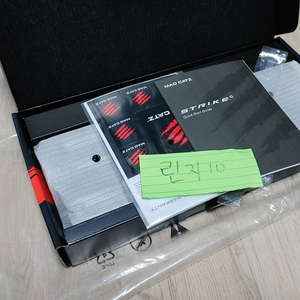 매드캣츠 Madcatz STRIKE6 게이밍 기계식 키보드 풀박스 팝니다