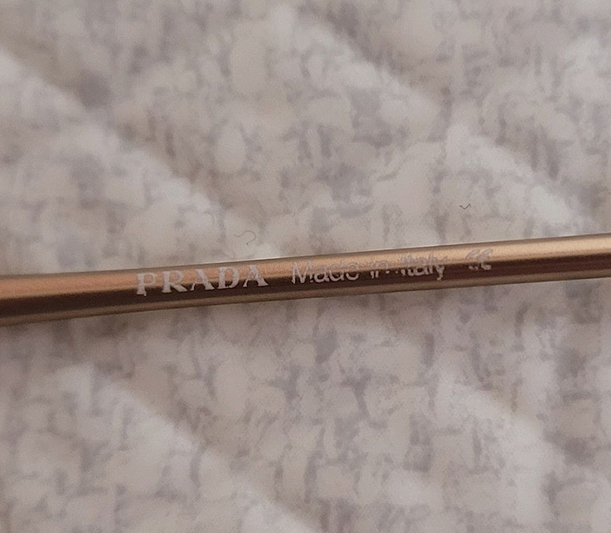프라다 선글라스 SPR14c 브라운 케이스 포함--4