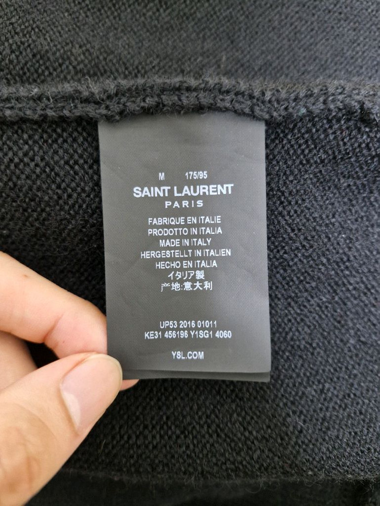 [M] SLP 생로랑 SS17 스윗 드림 샤크 울 니트 가디건--6