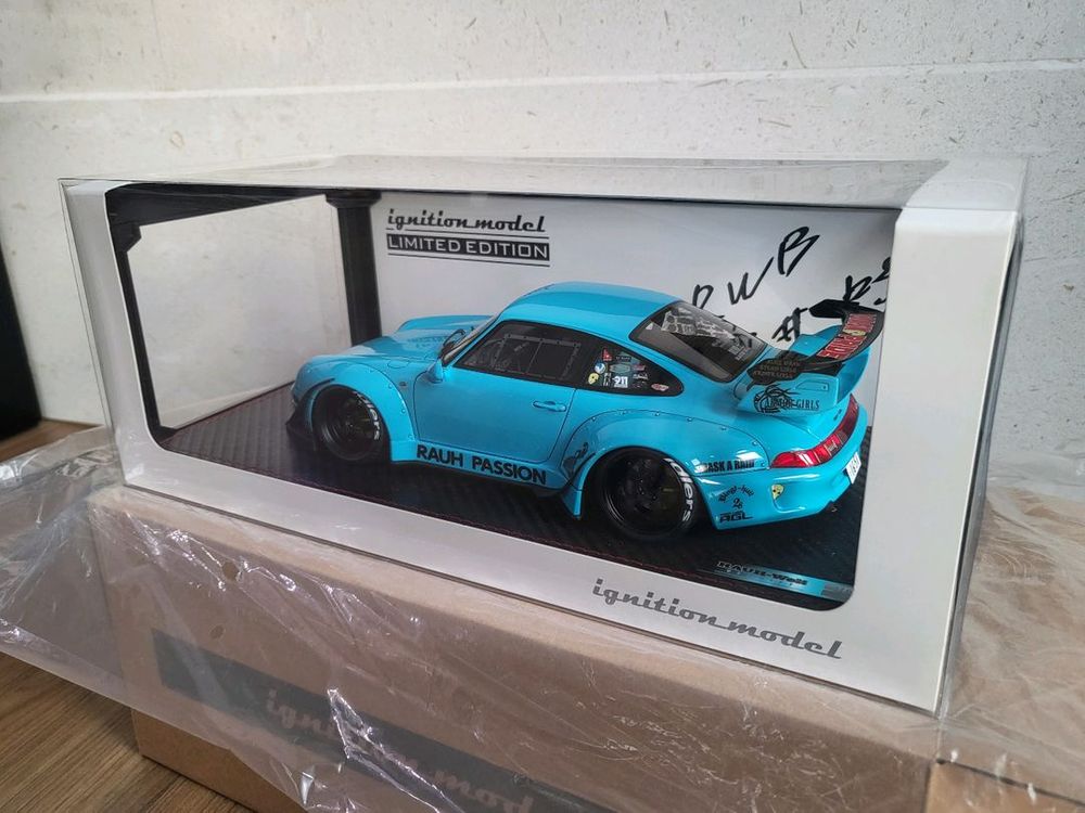 (새제품)1:18 이그니션 모델 ignition model RWB 993 Rauh Passion 한정판 판매합니다 이미지