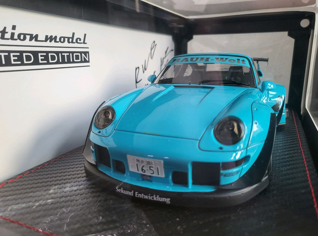 (새제품)1:18 이그니션 모델 ignition model RWB 993 Rauh Passion 한정판 판매합니다 이미지