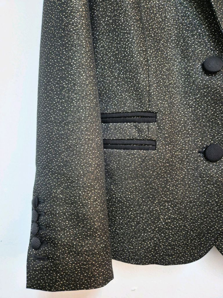 새제품급) 자딕앤볼테르 금사 트위드 여성 자켓 34--2