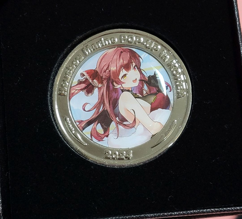 홀로라이브 호쇼 마린 한국 팝업 기념주화--2