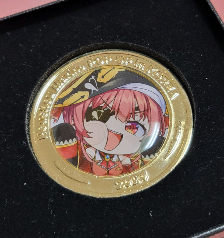 홀로라이브 호쇼 마린 한국 팝업 기념주화--3