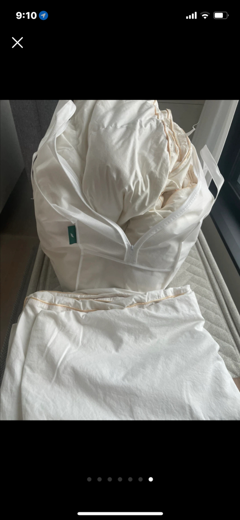 클래식 패브릭 폴란드 구스 한가인 이불--4