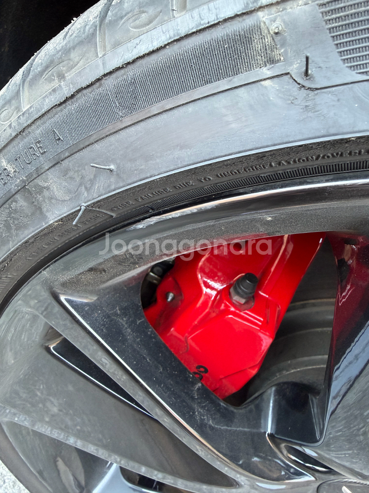 제네시스 G70 19인치 다크스퍼터링휠 프론트(52910G9720)--1