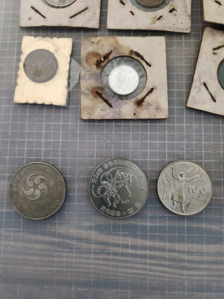 기념주화 및 옛날 동전 모음 일괄--8
