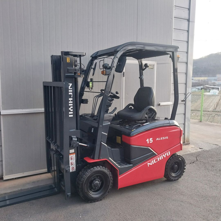 니찌유 전동지게차 1.5톤 사이드쉬프트 장착 2021년식 FB15-80--2