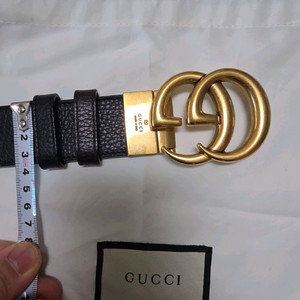 구찌 GG 마몬트 양면벨트 85/34