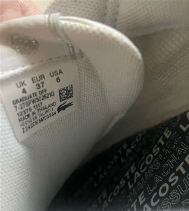 라코스테 여성 스니커즈235--3