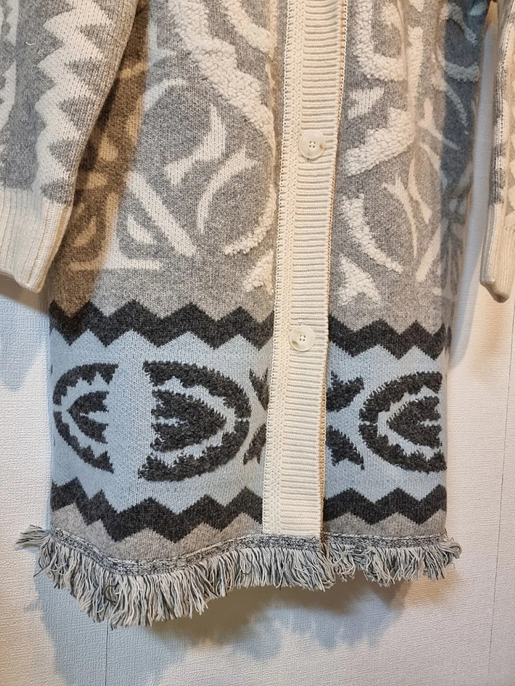 새상품 S 보헤미안 롱가디건 써스데이아일랜드 이미지